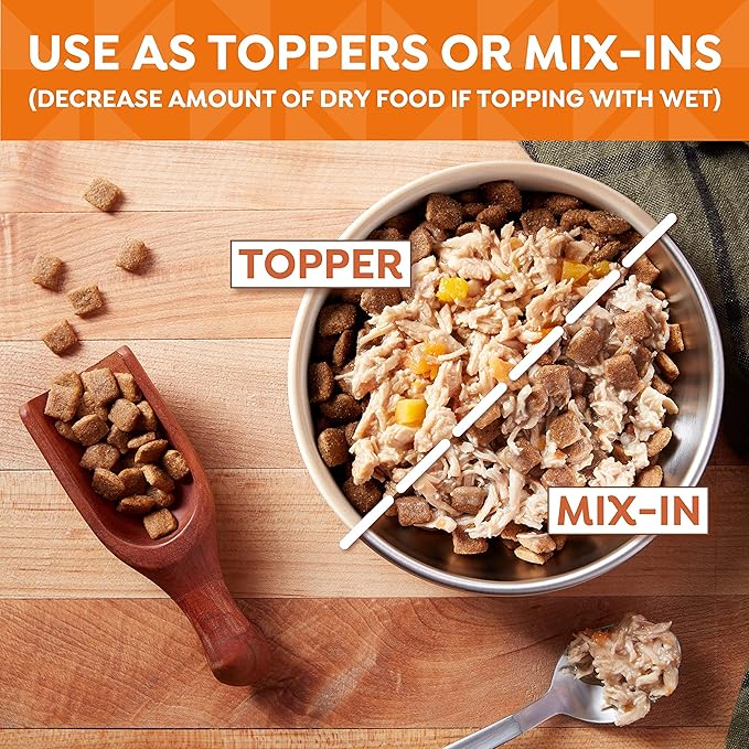 Nature's Recipe Grain Free Wet Dog Food Variety Pack, Chicken & Beef Recipe, Chicken & Turkey Recipe and Chicken & Lamb Recipe in Savory Broth, 12-2.75 oz. Cups, 2 Count