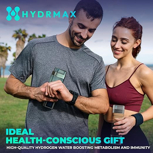 Hydrogen Water Bottle – Silver - Lab Tested 5000ppb, Hydrogen Water Bottle Generator, Reduces Inflammation & Increases, Energy, Hydrogen Water, Hydrogenated Water, Water Ionizer, Wellness Gift